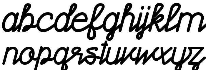 Hamoni Demo Font LOWERCASE