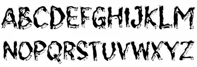 Hampa Schriftart Groß