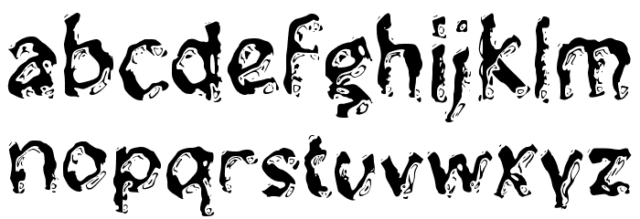 Hampa Font LOWERCASE