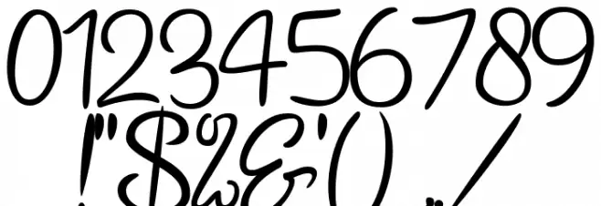 Hampshire Free Personal Regular Font OTHER CHARS