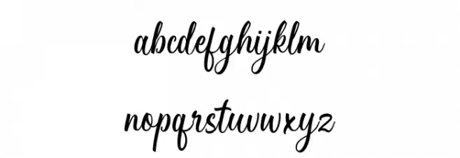 Hamsley Script Regular Шрифта строчной