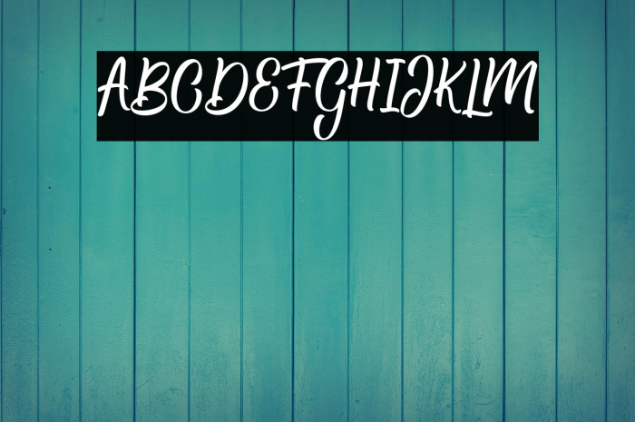 Hamsley Script Regular Example 1