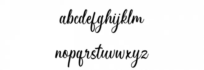 Hamsley Script Regular Fonte MINÚSCULAS