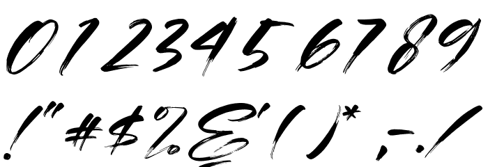Hamstedam Font OTHER CHARS