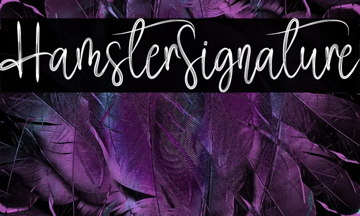 Hamster Signature Example 1
