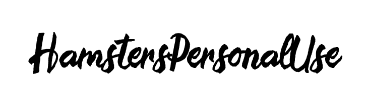 Hamsters Personal Use   Free Fonts Download