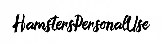 Hamsters Personal Use   Descarca Fonturi Gratis