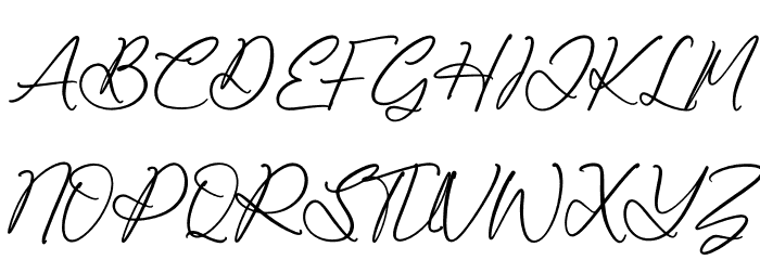 Hamstery Font UPPERCASE