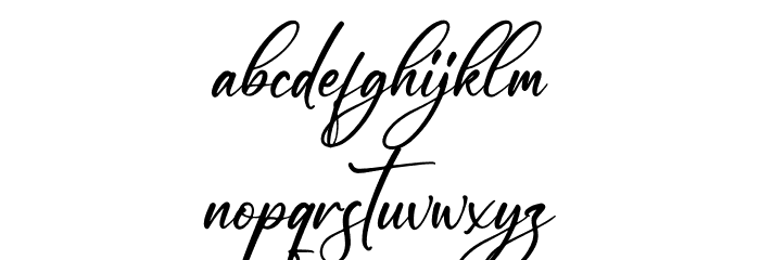 Hamstery Font LOWERCASE