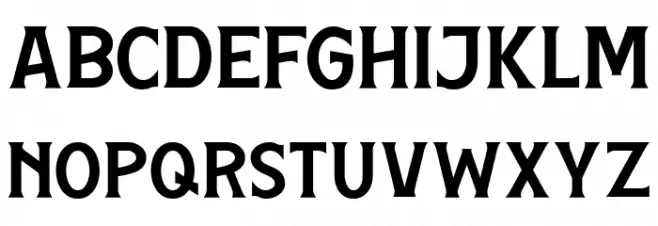 Hamston Regular Font Litere mari