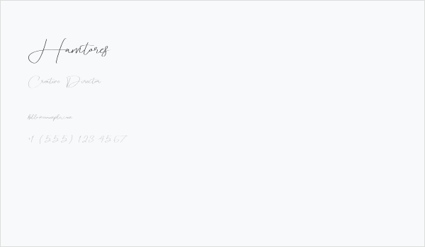 Hamtores Business Card