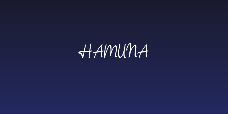 Hamuna Social Header