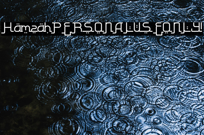 Hamzah PERSONAL USE ONLY! Example 1