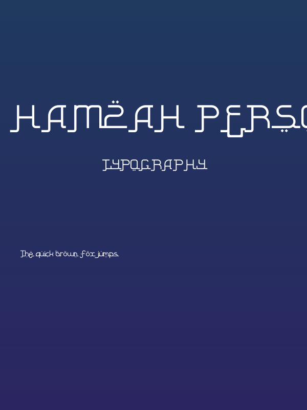 Hamzah PERSONAL USE ONLY! Poster