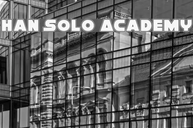 Han Solo Academy Font examples