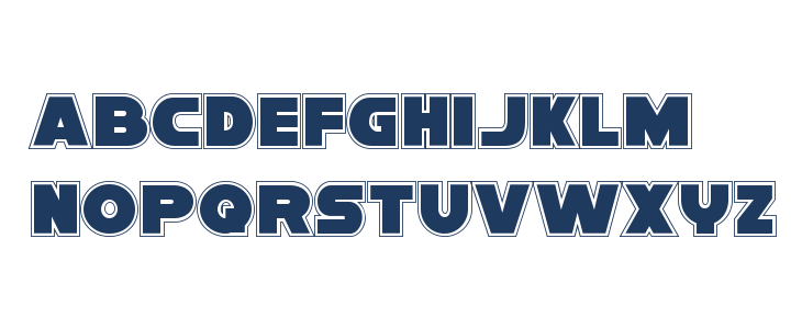 Han Solo Academy Lowercase