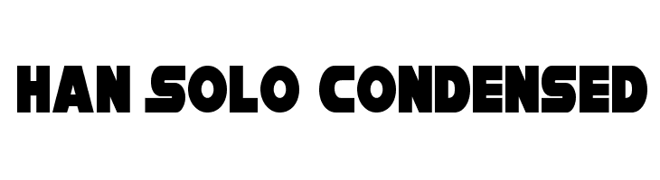 Han Solo Condensed Font