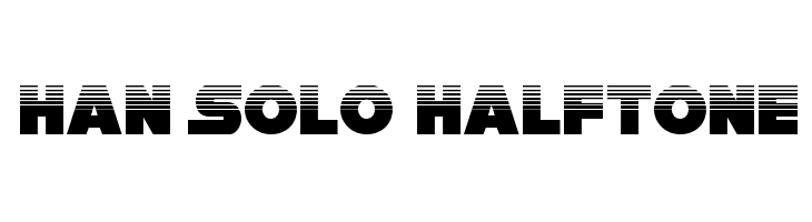 Han Solo Halftone  لخطوط تنزيل