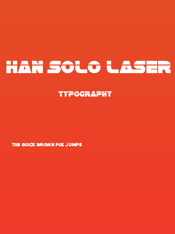 Han Solo Laser Poster
