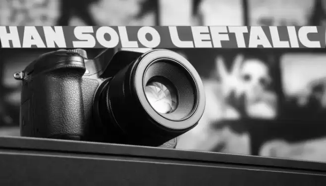 Han Solo Leftalic Font examples