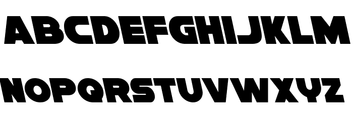 Han Solo Leftalic Font LOWERCASE