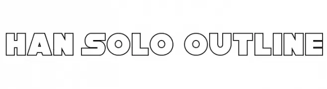 Han Solo Outline 