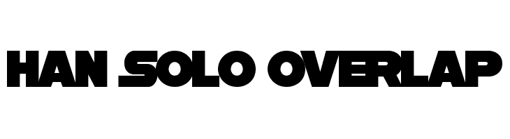 Han Solo Overlap  Frei Schriftart Herunterladen