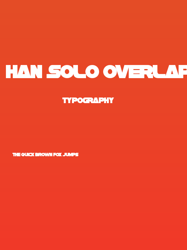 Han Solo Overlap Poster