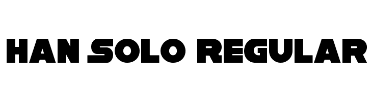 Han Solo Regular  フリーフォントのダウンロード