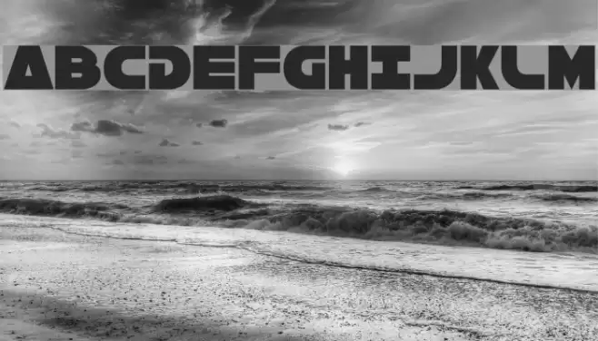 Han Solo Font examples