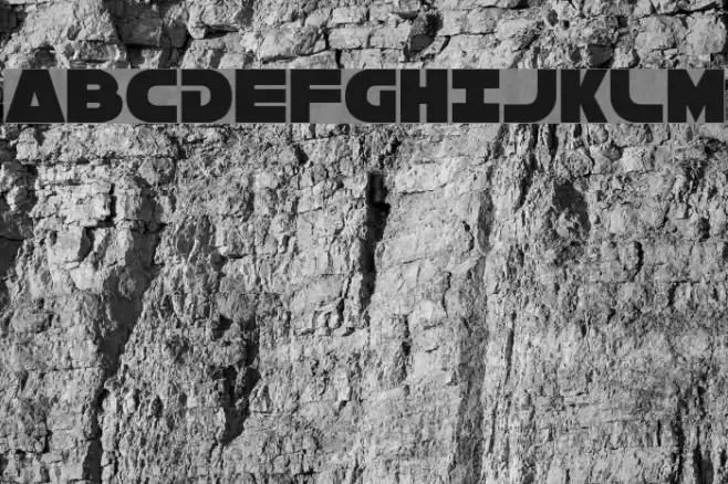 Han Solo Font examples