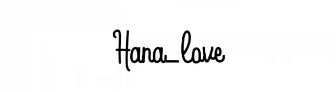 Hana_love  baixar fontes gratis
