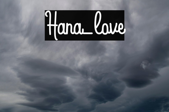 Hana_love Example 2