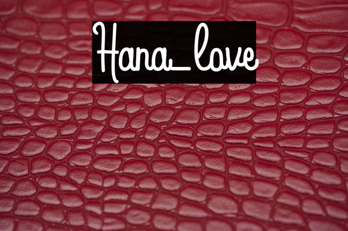 Hana_love Example 3