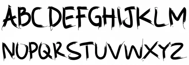 Hanabara Font Litere mari