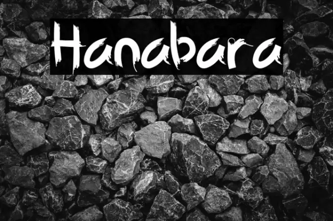 Hanabara Caratteri examples