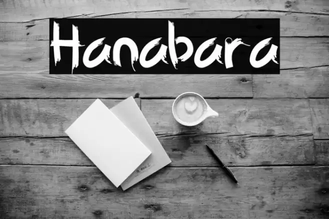 Hanabara Caratteri examples