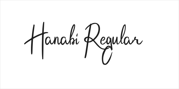 Hanabi Regular Logo