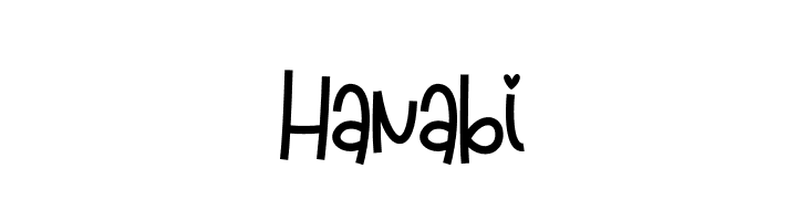 Hanabi  Fuentes Gratis Descargar