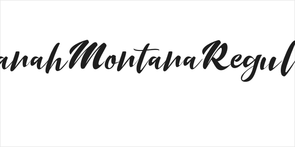 HanahMontanaRegular Logo