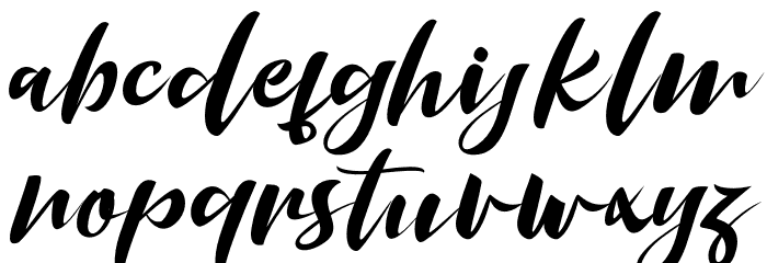 HanahMontanaRegular Font LOWERCASE