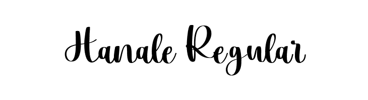 Hanale Regular 
