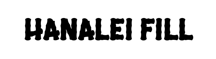 Hanalei Fill Font