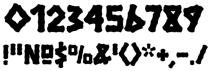 Hanalei Fill Font OTHER CHARS