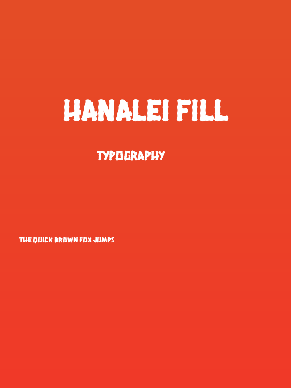 Hanalei Fill Poster