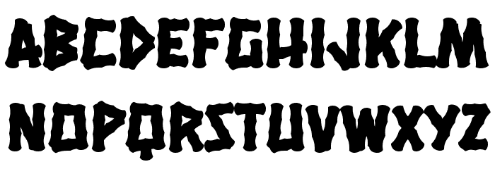 Hanalei Fill Font LOWERCASE