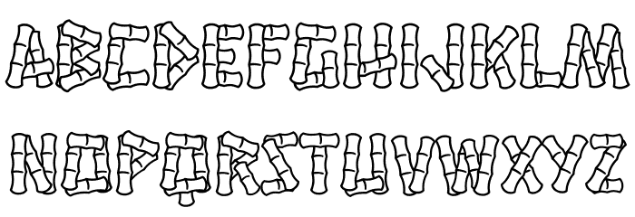 Hanalei Font LOWERCASE