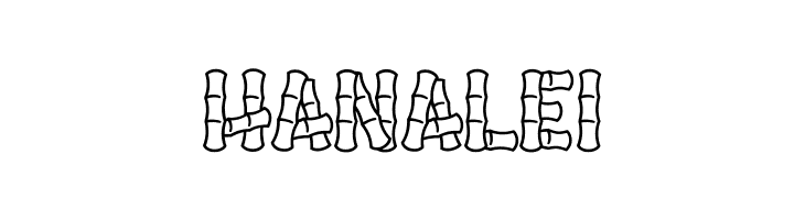 Hanalei Schriftart