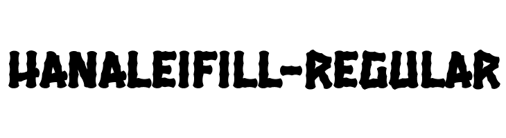 HanaleiFill-Regular  Free Fonts Download
