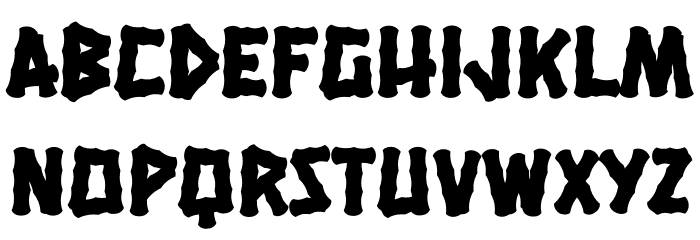 HanaleiFill-Regular Font LOWERCASE